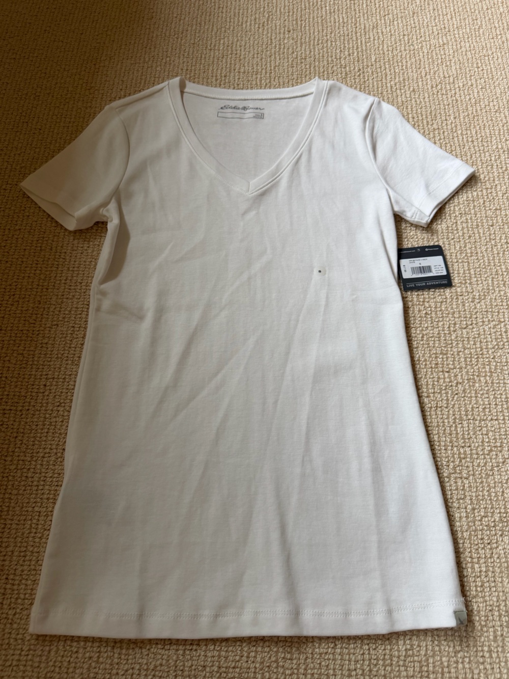 Eddie Bauer White Short Sleeve Shirt